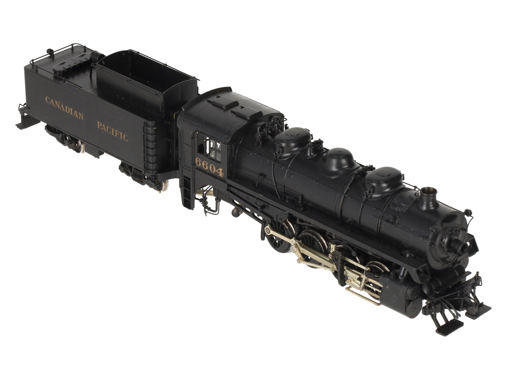 Van Hobbies HO BRASS CP V-5a 0-8-0 Steam Locomotive w/Tender #6604 - Painted/Box