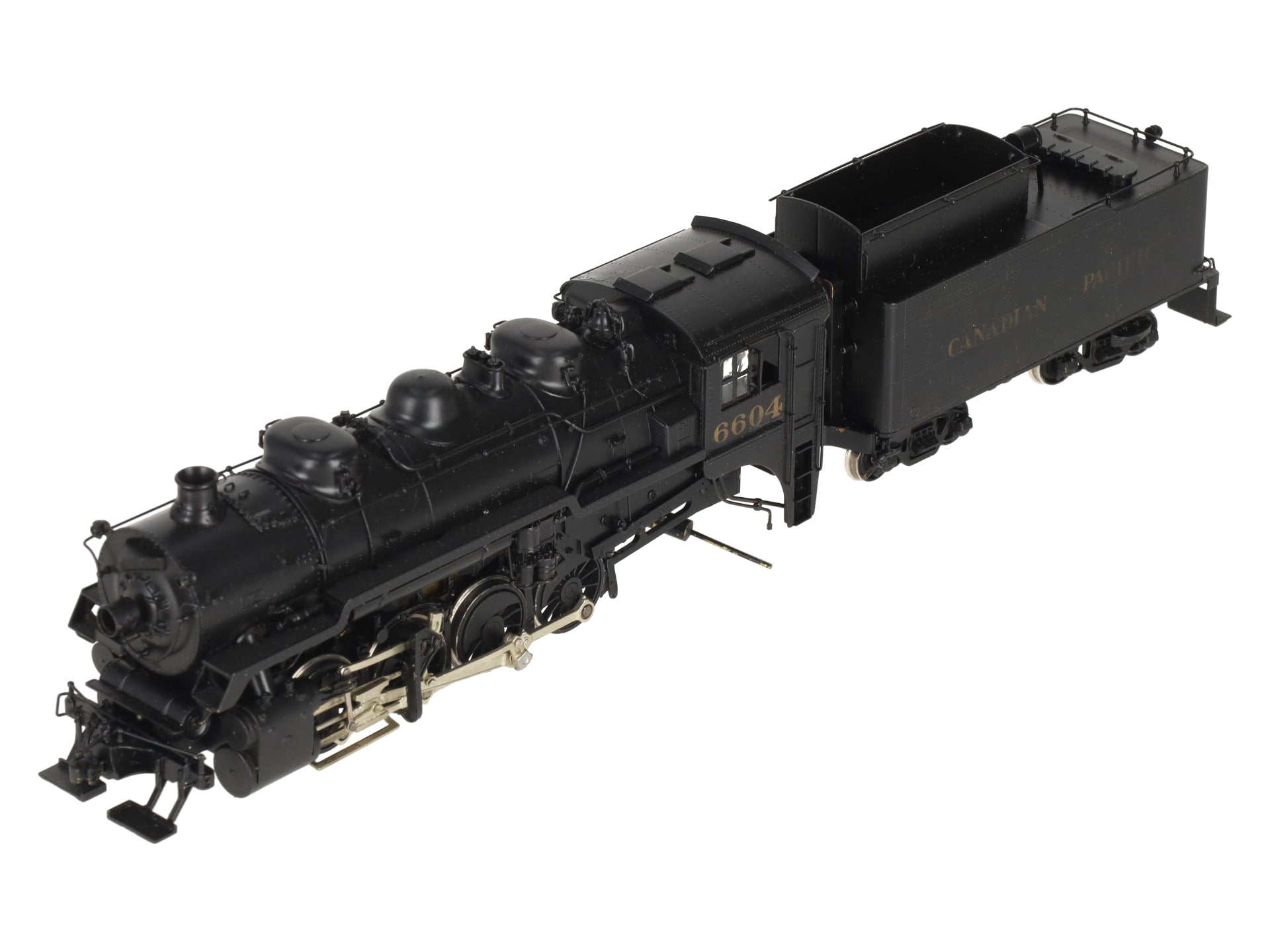 Van Hobbies HO BRASS CP V-5a 0-8-0 Steam Locomotive w/Tender #6604 - Painted/Box