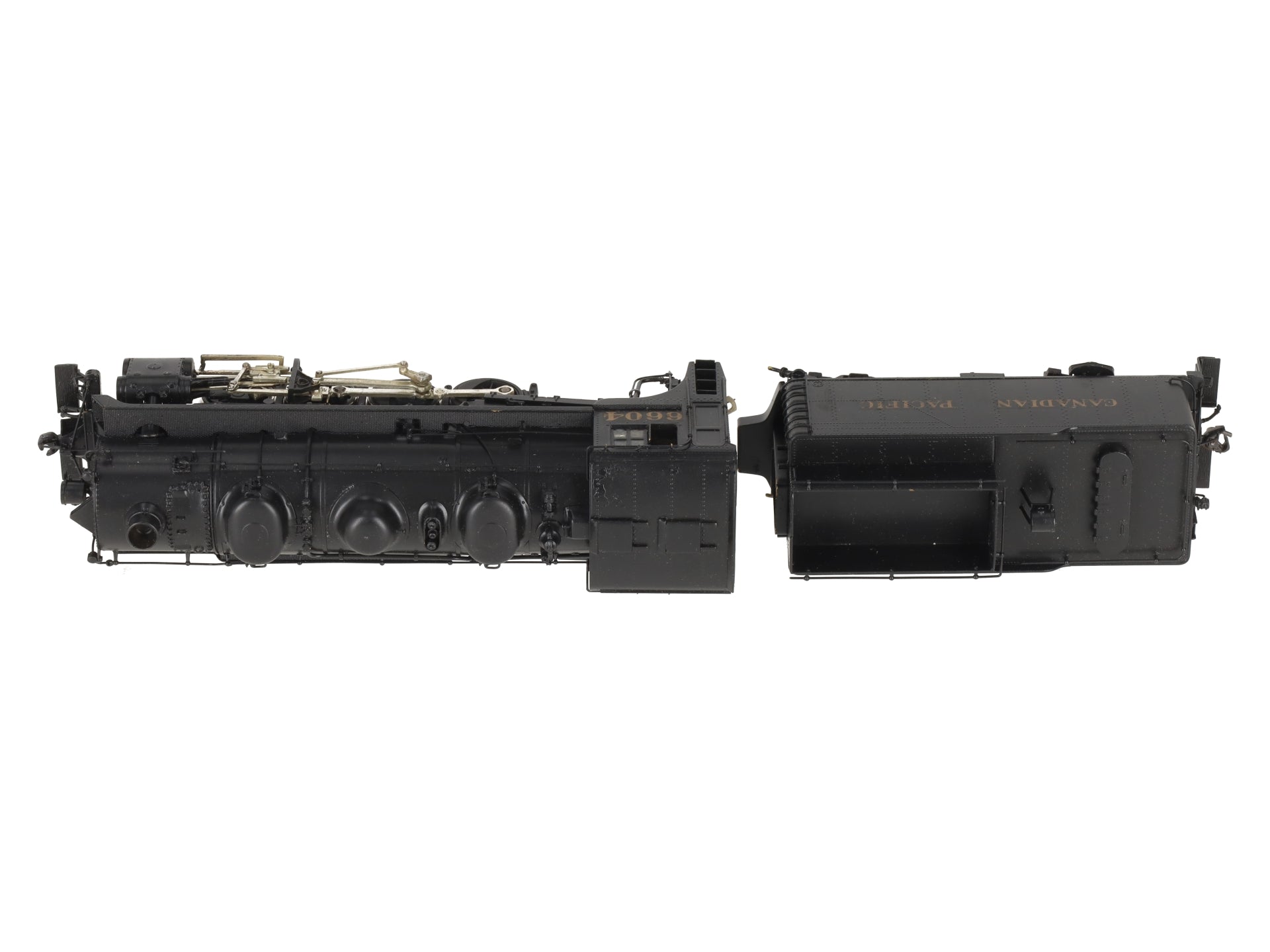 Van Hobbies HO BRASS CP V-5a 0-8-0 Steam Locomotive w/Tender #6604 - Painted/Box