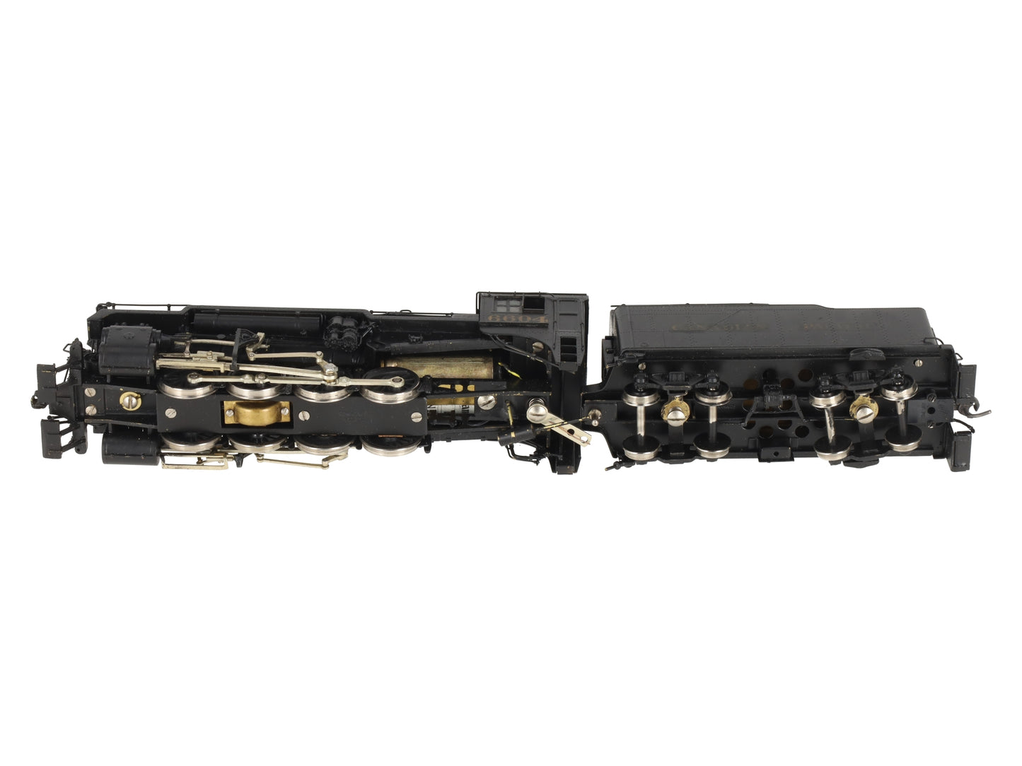Van Hobbies HO BRASS CP V-5a 0-8-0 Steam Locomotive w/Tender #6604 - Painted/Box
