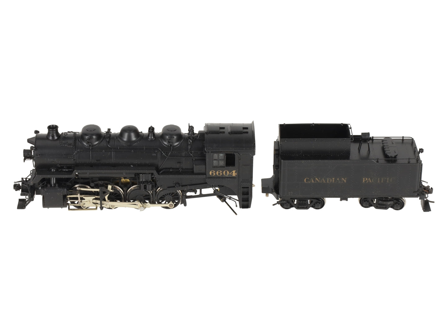 Van Hobbies HO BRASS CP V-5a 0-8-0 Steam Locomotive w/Tender #6604 - Painted/Box
