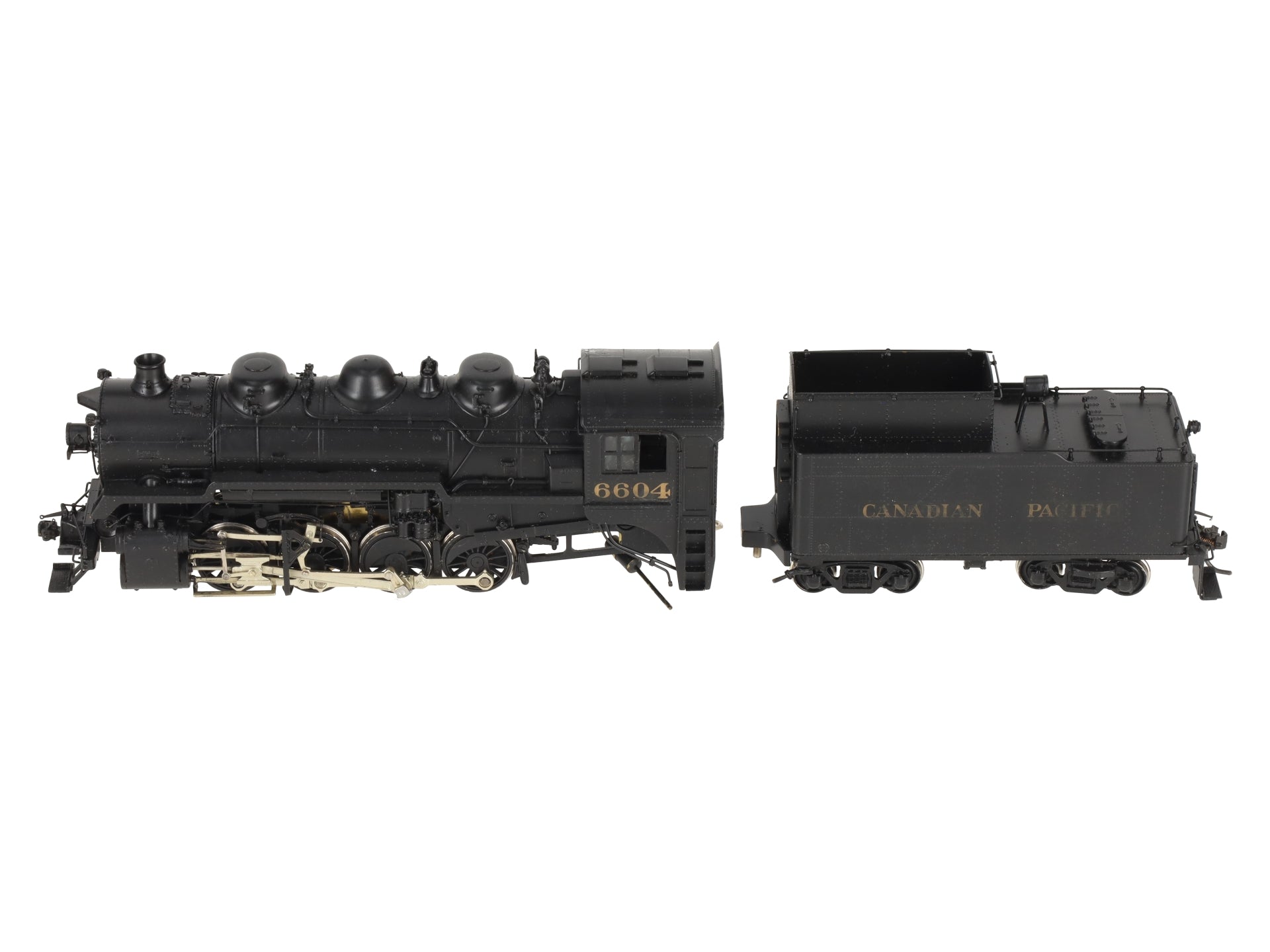 Van Hobbies HO BRASS CP V-5a 0-8-0 Steam Locomotive w/Tender #6604 - Painted/Box