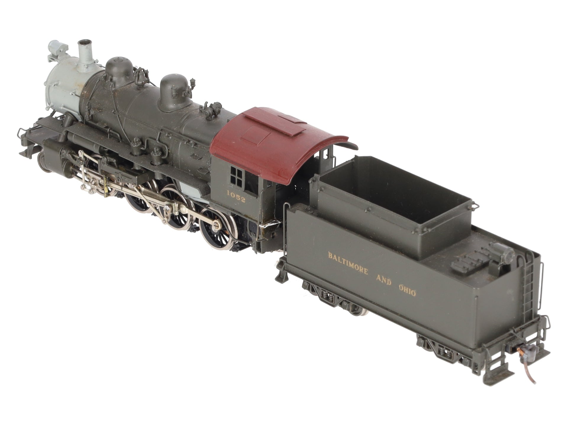Sunset Models HO BRASS Custom Painted B&O E-24A Steam Locomotive & Tender #1052