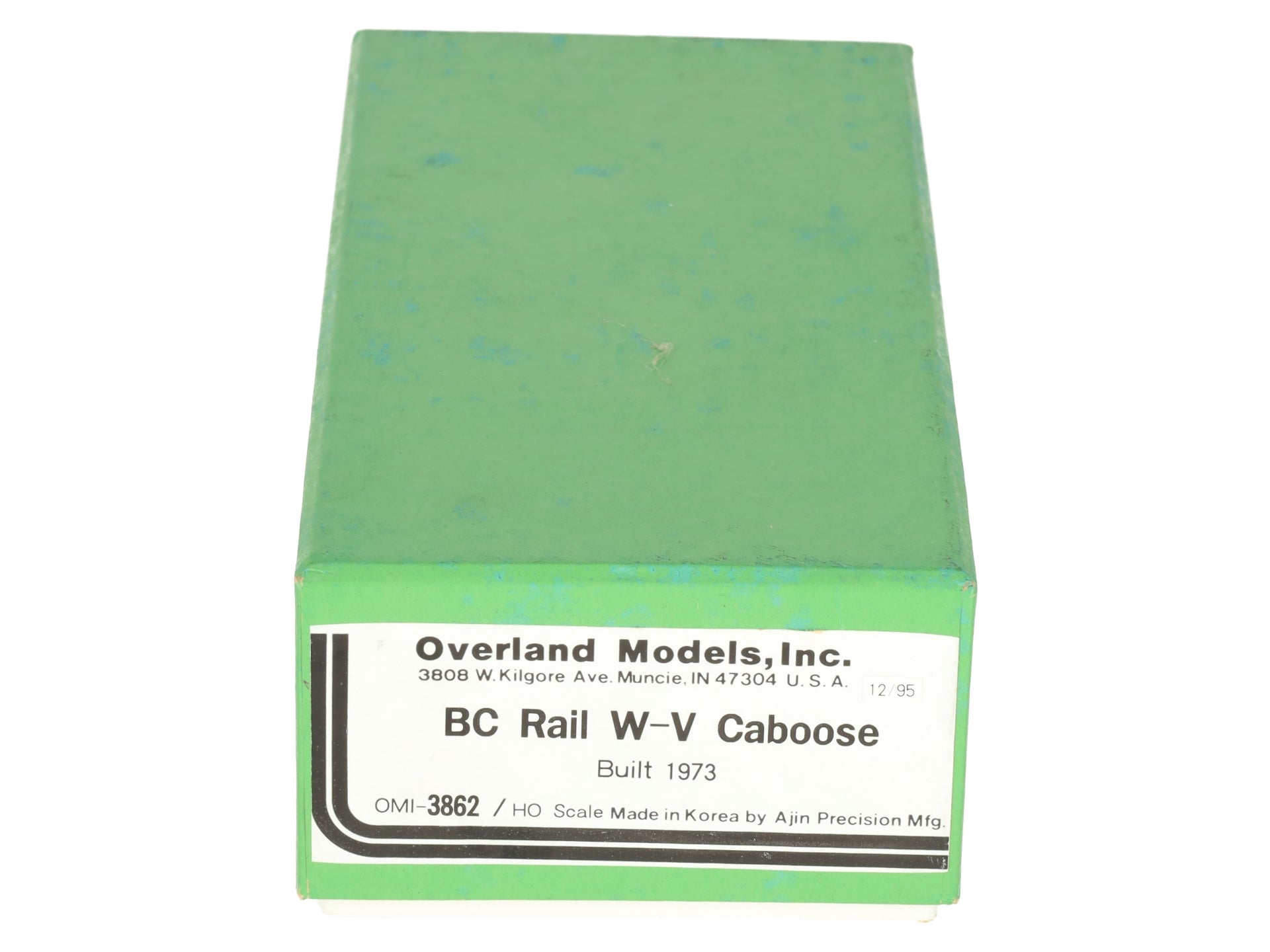 Overland OMI-3862 HO BRASS BC Rail Wide Vision Caboose - Unpainted LN/Box