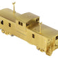 Overland OMI-3862 HO BRASS BC Rail Wide Vision Caboose - Unpainted LN/Box