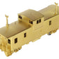 Overland OMI-3862 HO BRASS BC Rail Wide Vision Caboose - Unpainted LN/Box
