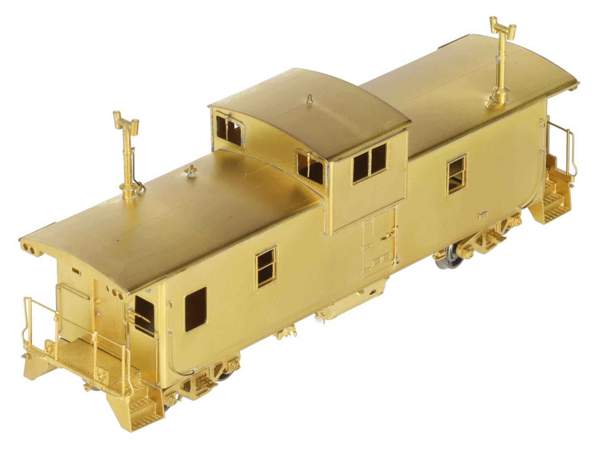 Overland OMI-3862 HO BRASS BC Rail Wide Vision Caboose - Unpainted LN/Box