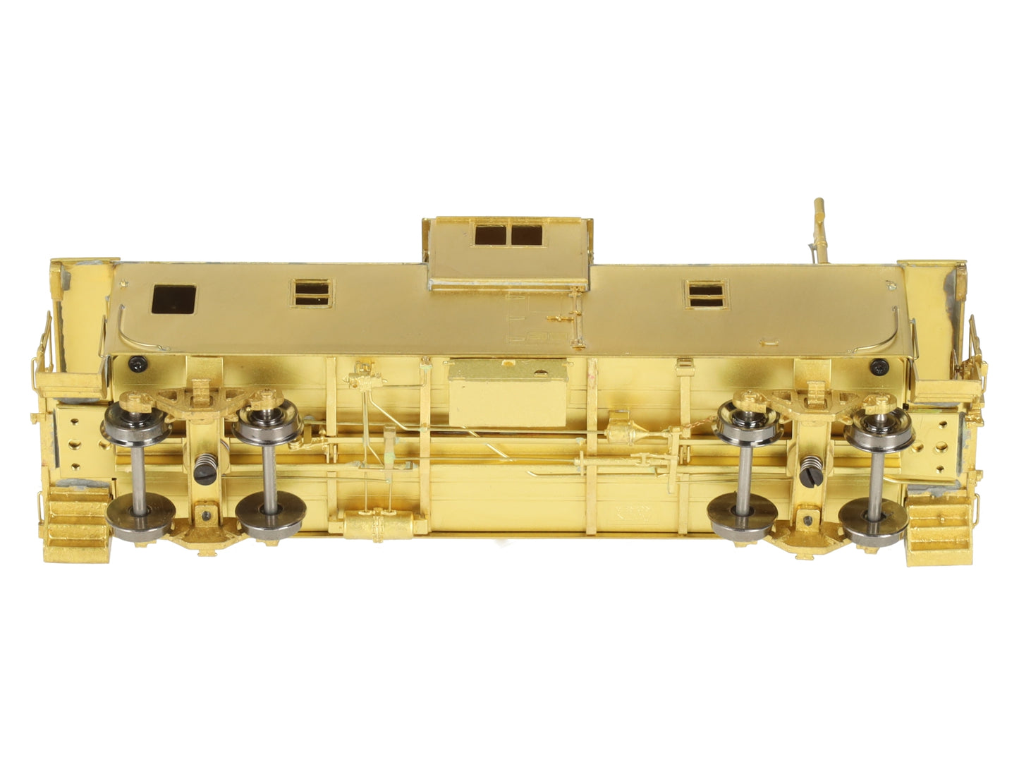 Overland OMI-3862 HO BRASS BC Rail Wide Vision Caboose - Unpainted LN/Box