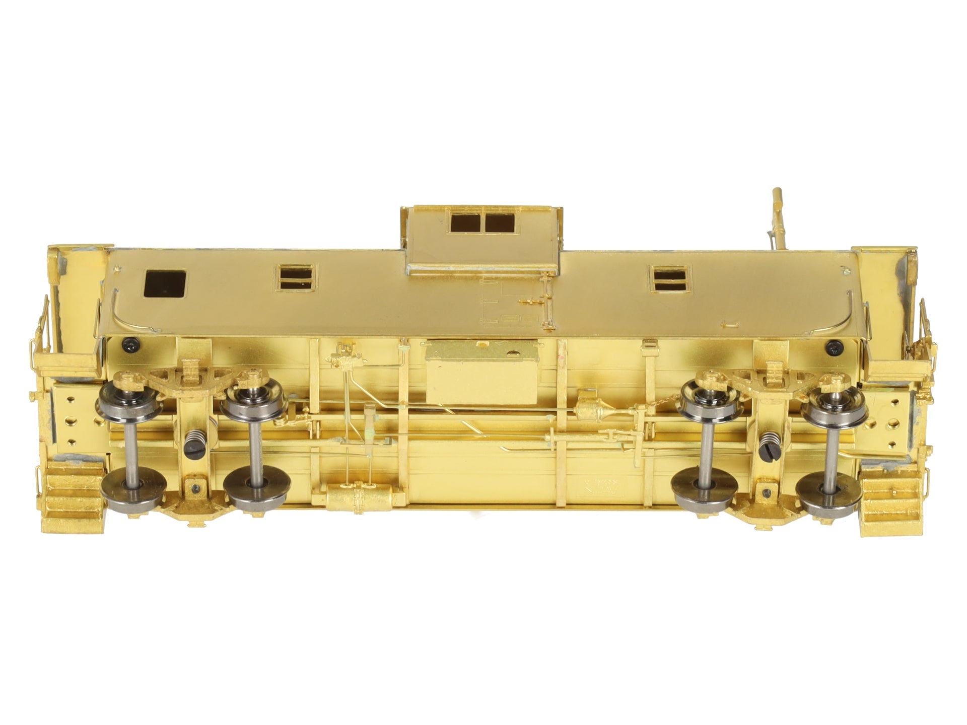 Overland OMI-3862 HO BRASS BC Rail Wide Vision Caboose - Unpainted LN/Box