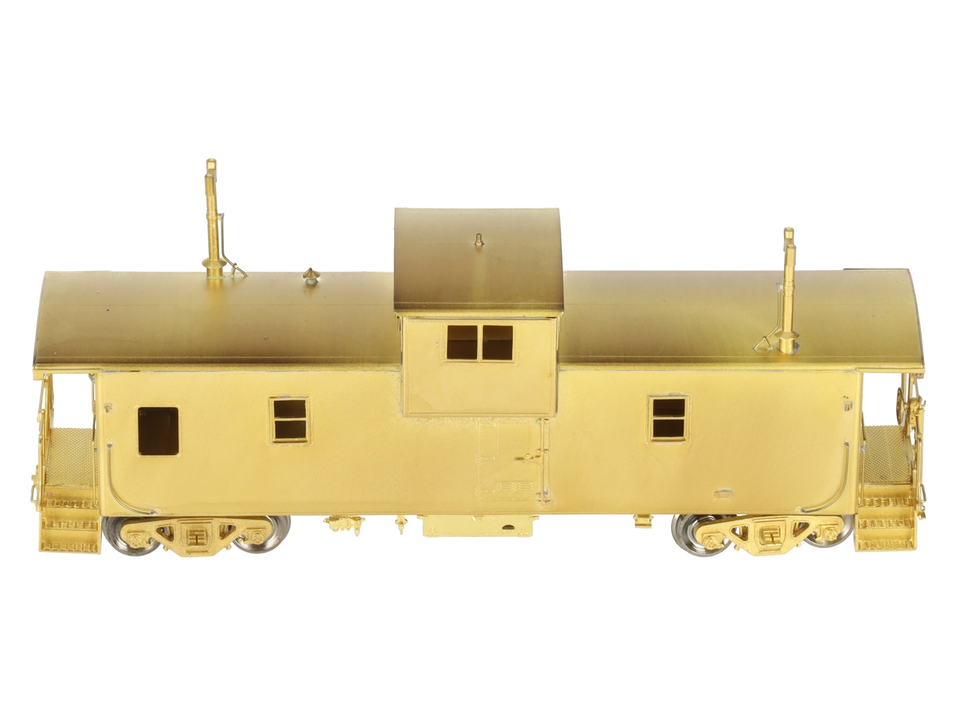 Overland OMI-3862 HO BRASS BC Rail Wide Vision Caboose - Unpainted LN/Box