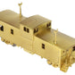 Overland OMI-3862 HO BRASS BC Rail Wide Vision Caboose - Unpainted LN/Box