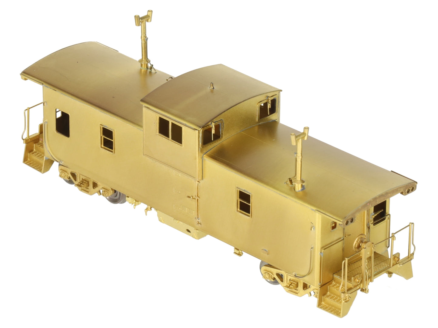 Overland OMI-3862 HO BRASS BC Rail Wide Vision Caboose - Unpainted LN/Box
