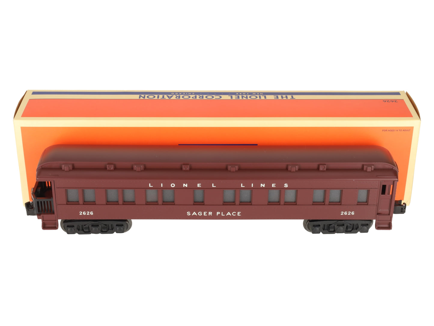 Lionel 6-27903 O Gauge Lionel Lines Sager Place Observation Car #2626 NIB
