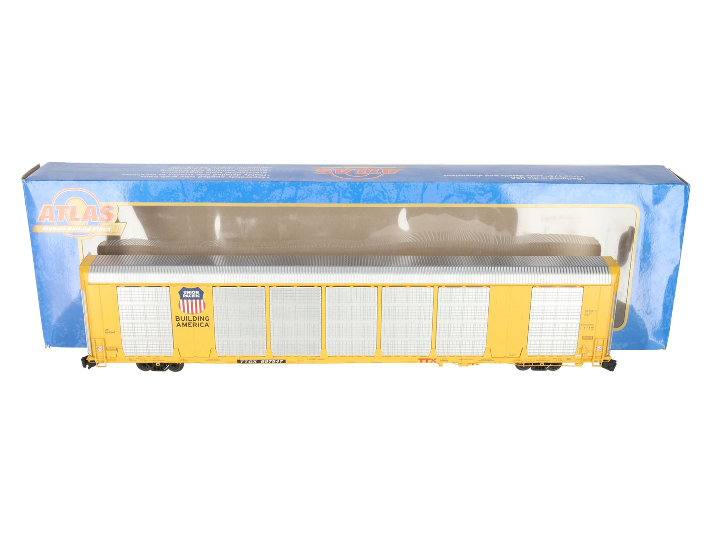 Atlas 3007424 O Union Pacific TTGX Gunderson Multi-Max Auto Rack (3 Rail) EX/Box