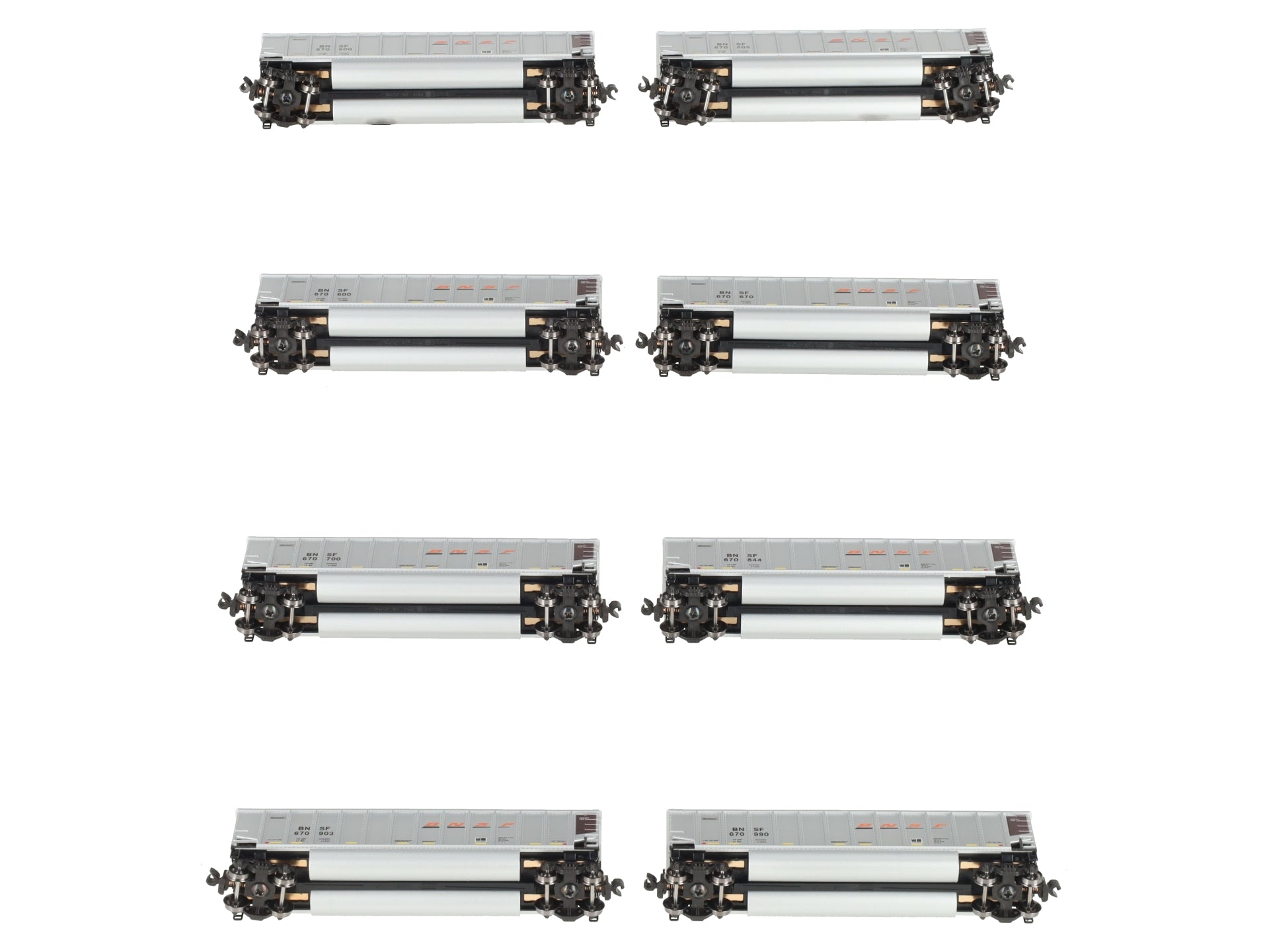 Kato 106-4633 N BNSF Bethgon Coalporter Freight Car with Coal Load (Set of 8) LN/Box