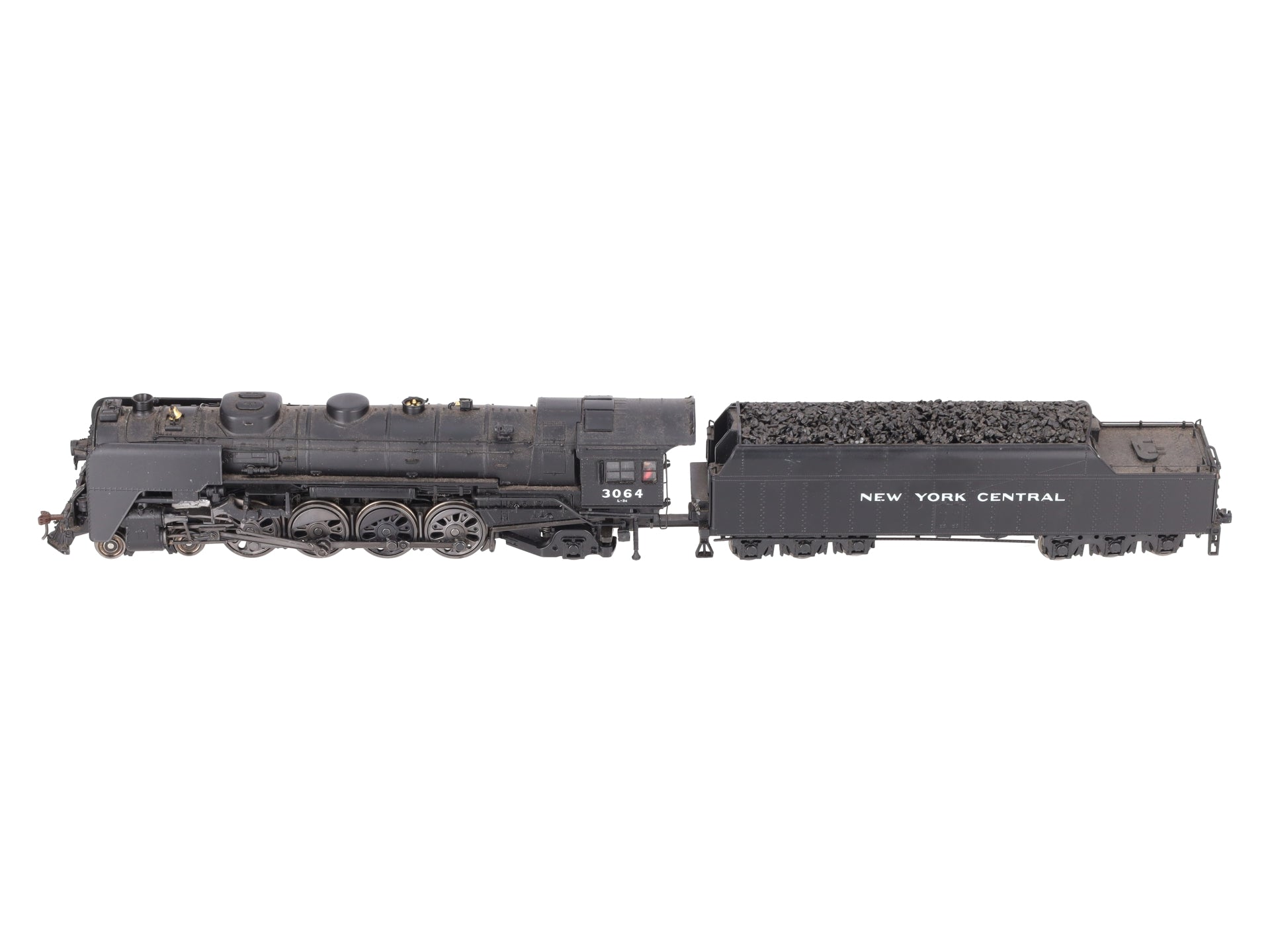MTH 80-3125-1 HO New York Central 4-8-2 L-3C Mohawk Steam Engine #3064 w/PS3 VG