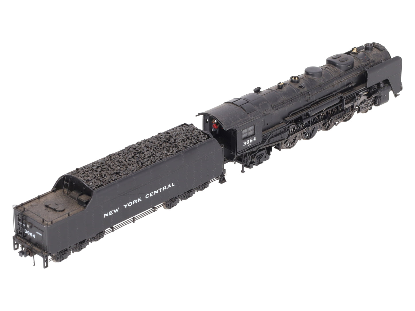 MTH 80-3125-1 HO New York Central 4-8-2 L-3C Mohawk Steam Engine #3064 w/PS3 VG