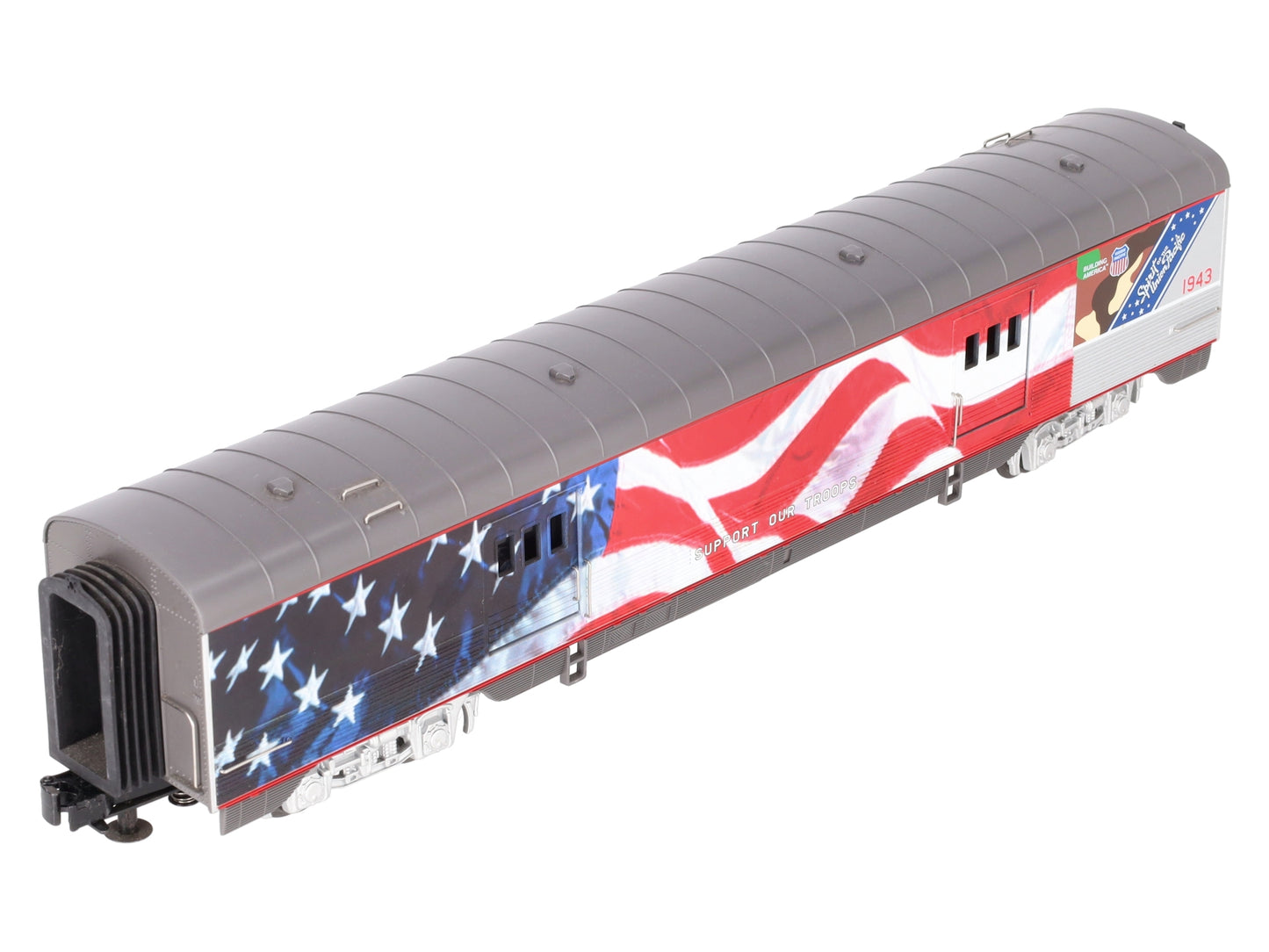 MTH 30-68039 O Gauge Union Pacific 60' Streamlined Baggage Car #1943 EX