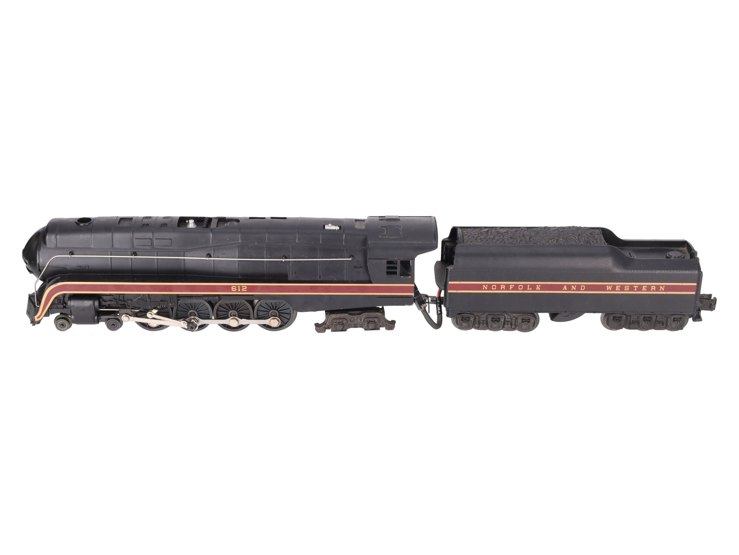 Lionel 6-18040 O N&W Diecast 4-8-4 J Class Steam Locomotive & Tender #612 EX