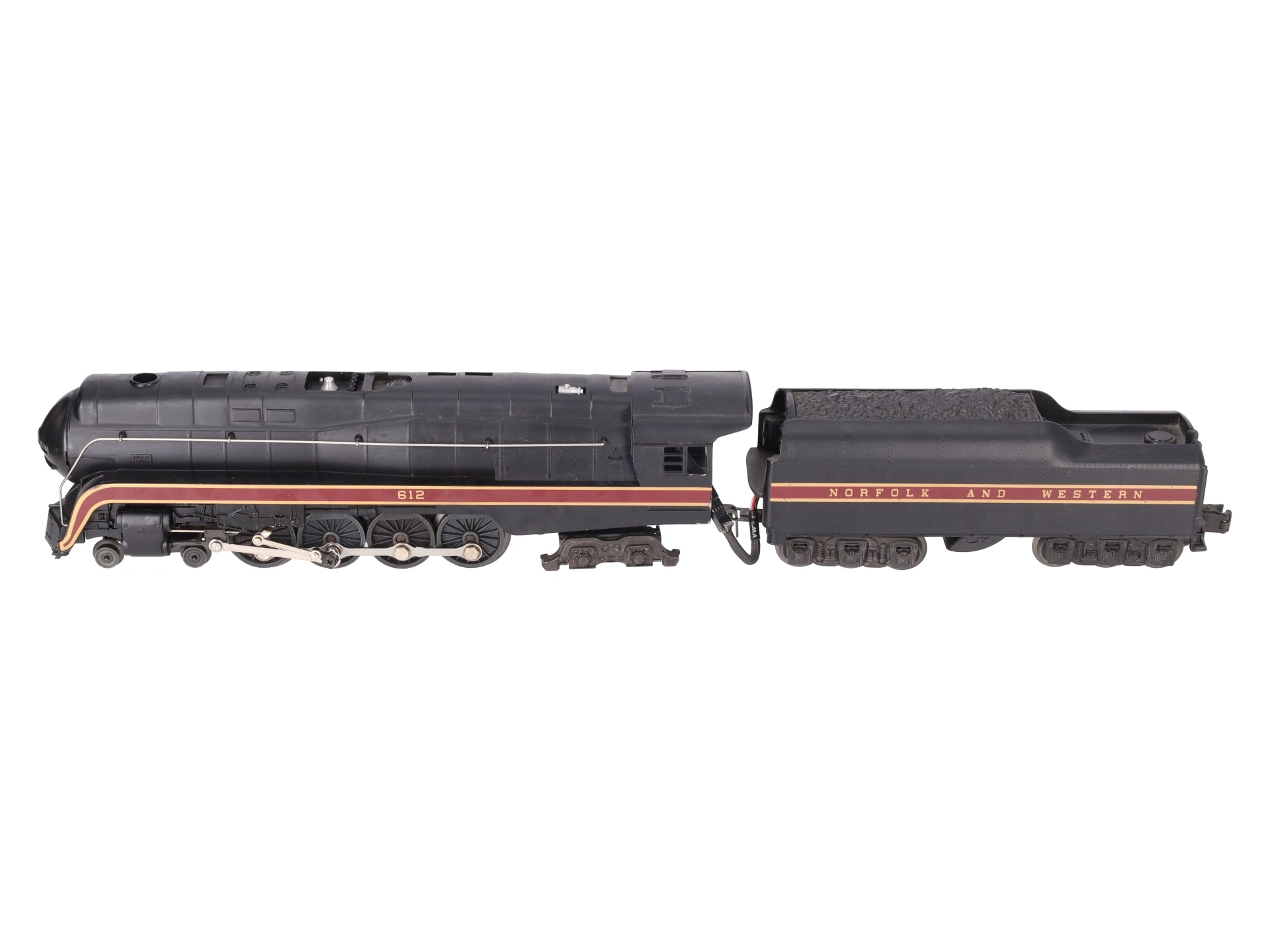 Lionel 6-18040 O N&W Diecast 4-8-4 J Class Steam Locomotive & Tender #612 EX
