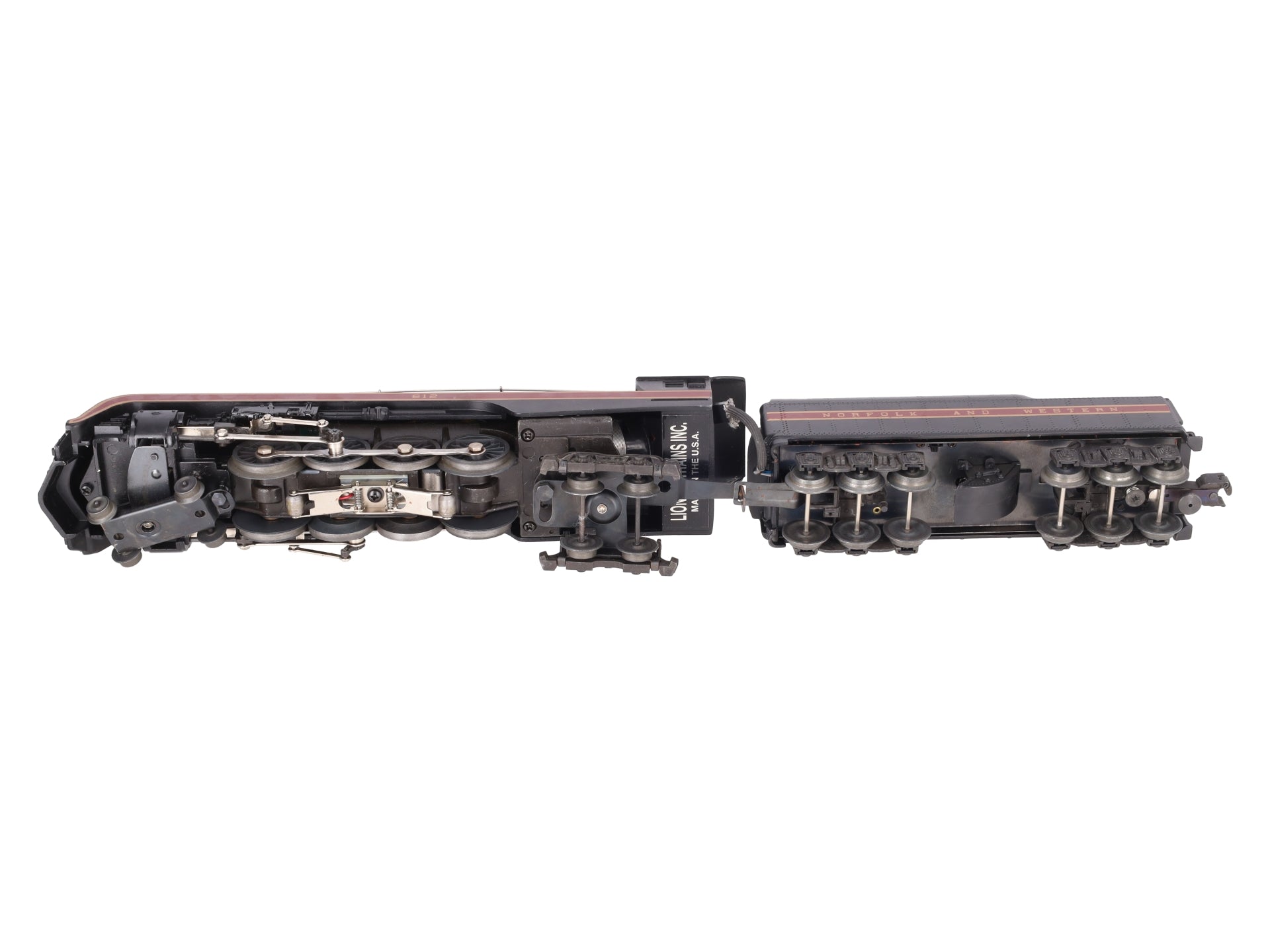 Lionel 6-18040 O N&W Diecast 4-8-4 J Class Steam Locomotive & Tender #612 EX