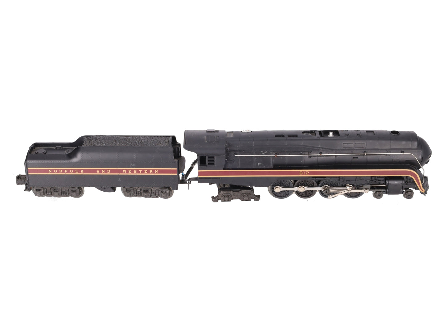 Lionel 6-18040 O N&W Diecast 4-8-4 J Class Steam Locomotive & Tender #612 EX