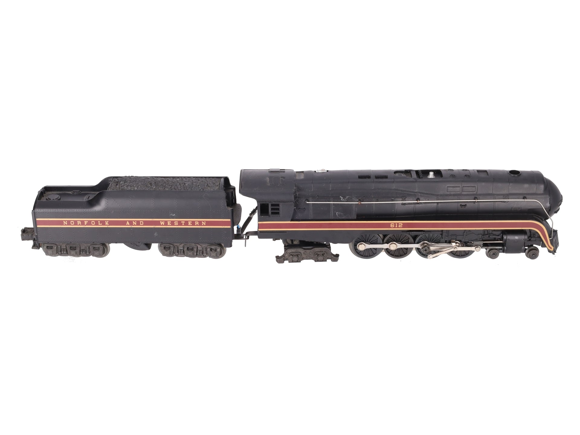 Lionel 6-18040 O N&W Diecast 4-8-4 J Class Steam Locomotive & Tender #612 EX