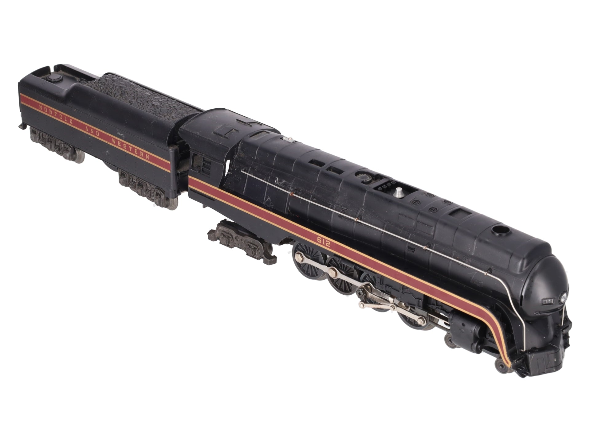 Lionel 6-18040 O N&W Diecast 4-8-4 J Class Steam Locomotive & Tender #612 EX