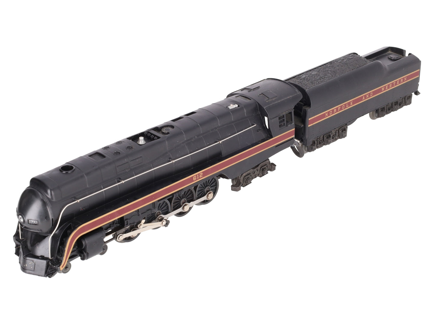 Lionel 6-18040 O N&W Diecast 4-8-4 J Class Steam Locomotive & Tender #612 EX