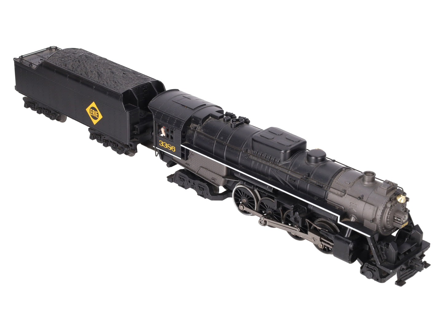MTH 30-1314-1 O Erie 2-8-4 Berkshire Steam Locomotive & Tender w/PS2 #3386 EX