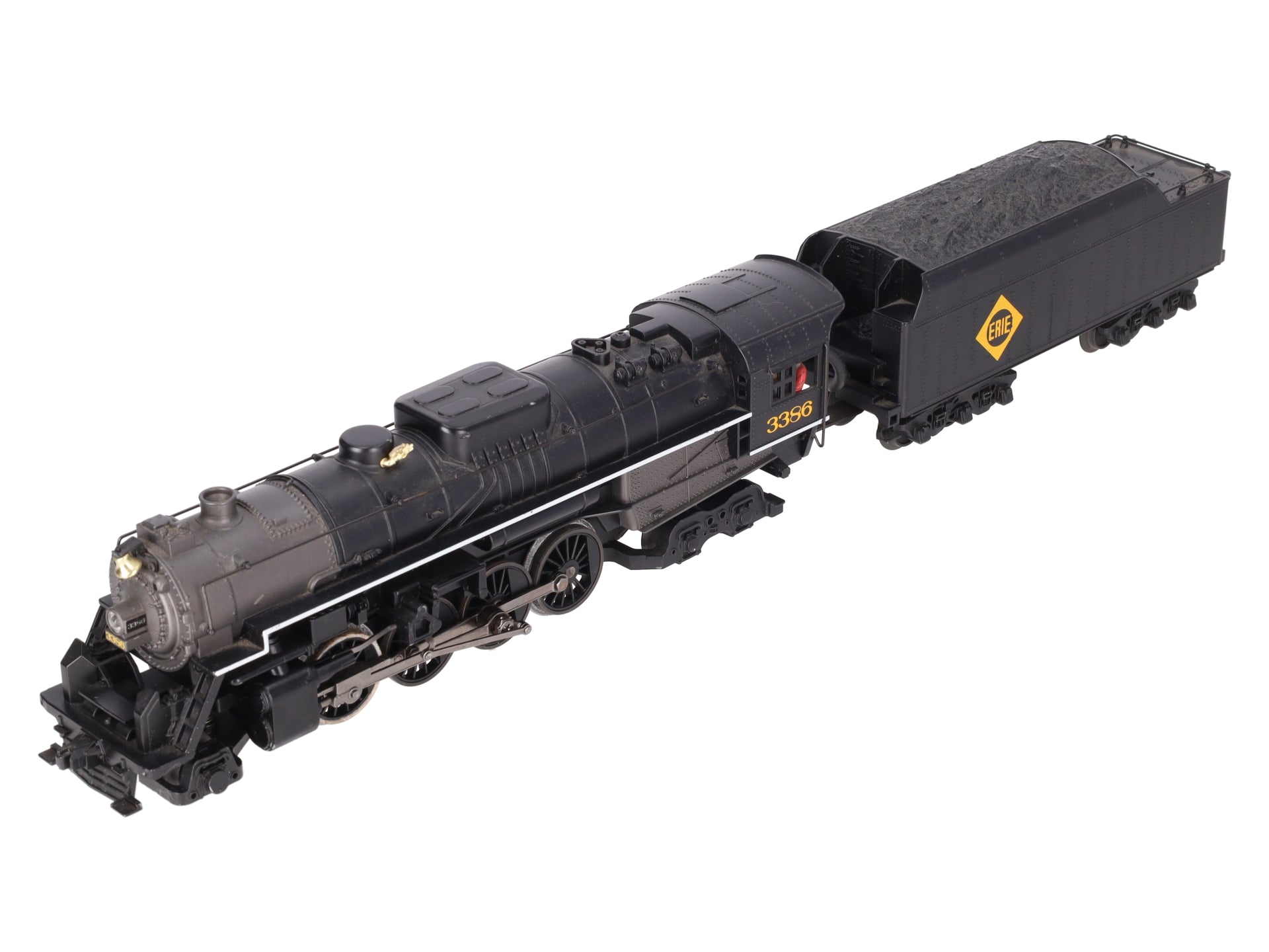 MTH 30-1314-1 O Erie 2-8-4 Berkshire Steam Locomotive & Tender w/PS2 #3386 EX