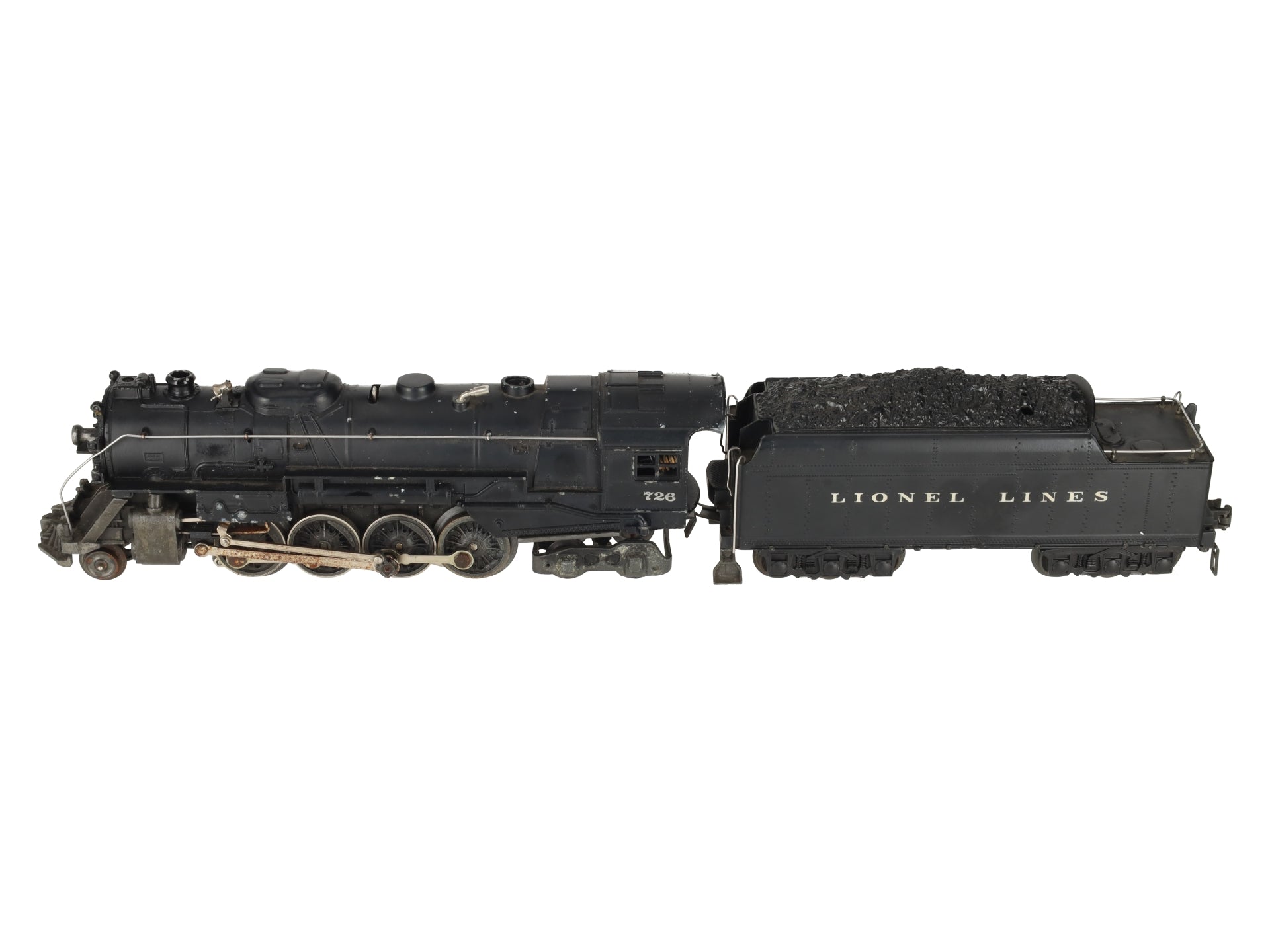 Lionel 726 Vintage O Berkshire 2-8-4 Steam Locomotive & 2426W Tender VG