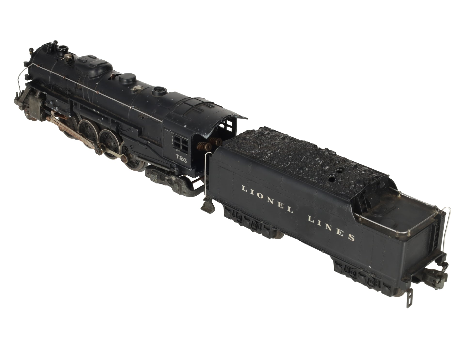 Lionel 726 Vintage O Berkshire 2-8-4 Steam Locomotive & 2426W Tender VG