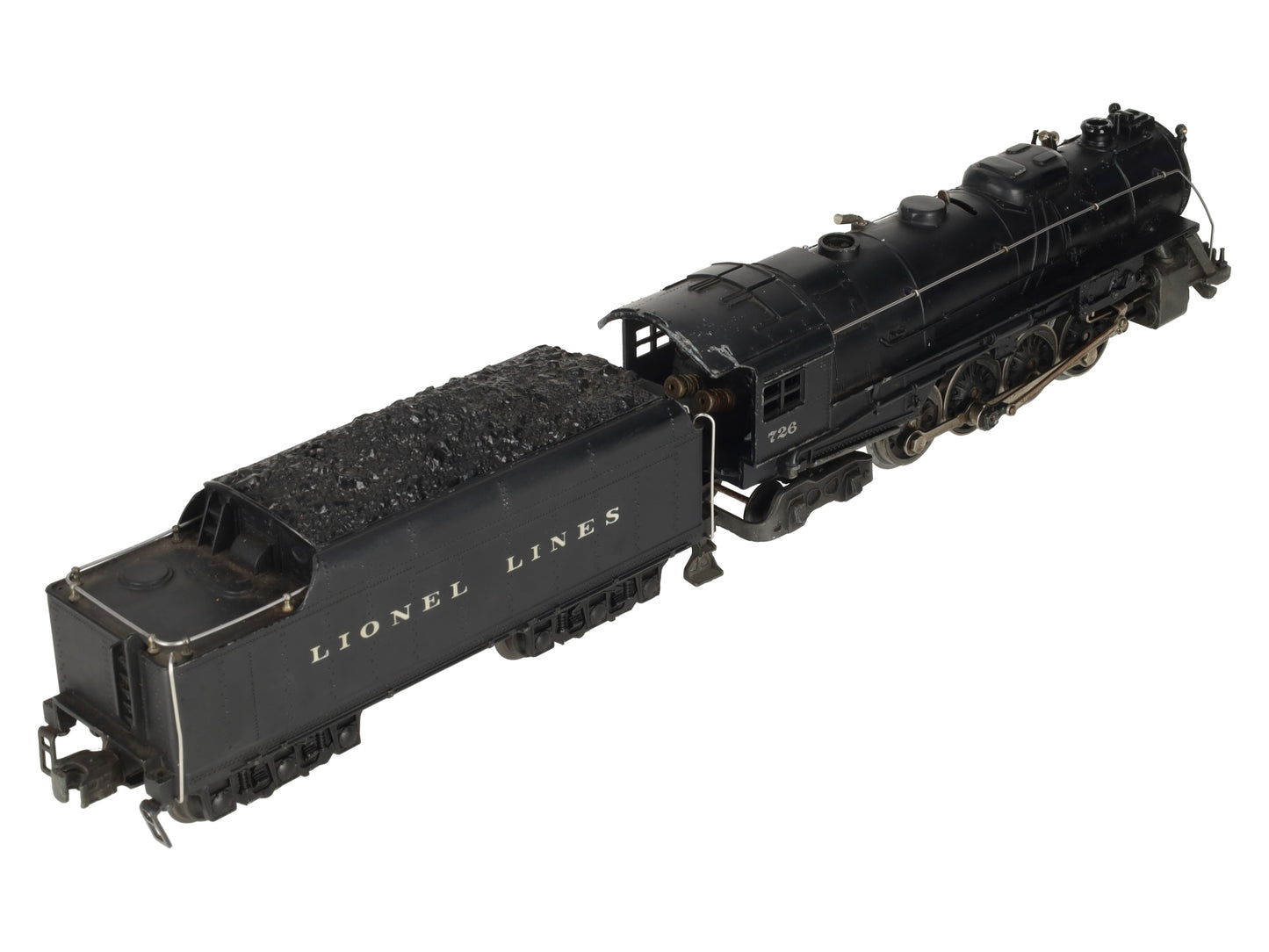 Lionel 726 Vintage O Berkshire 2-8-4 Steam Locomotive & 2426W Tender VG