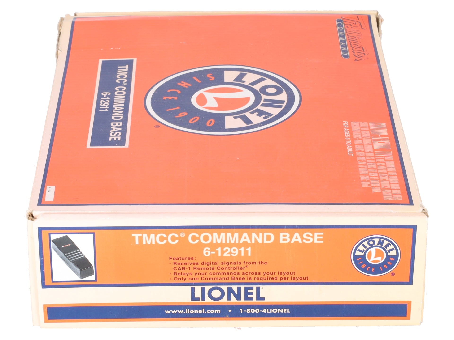 Lionel 6-12911 O Gauge TMCC Trainmaster Command Base VG/Box