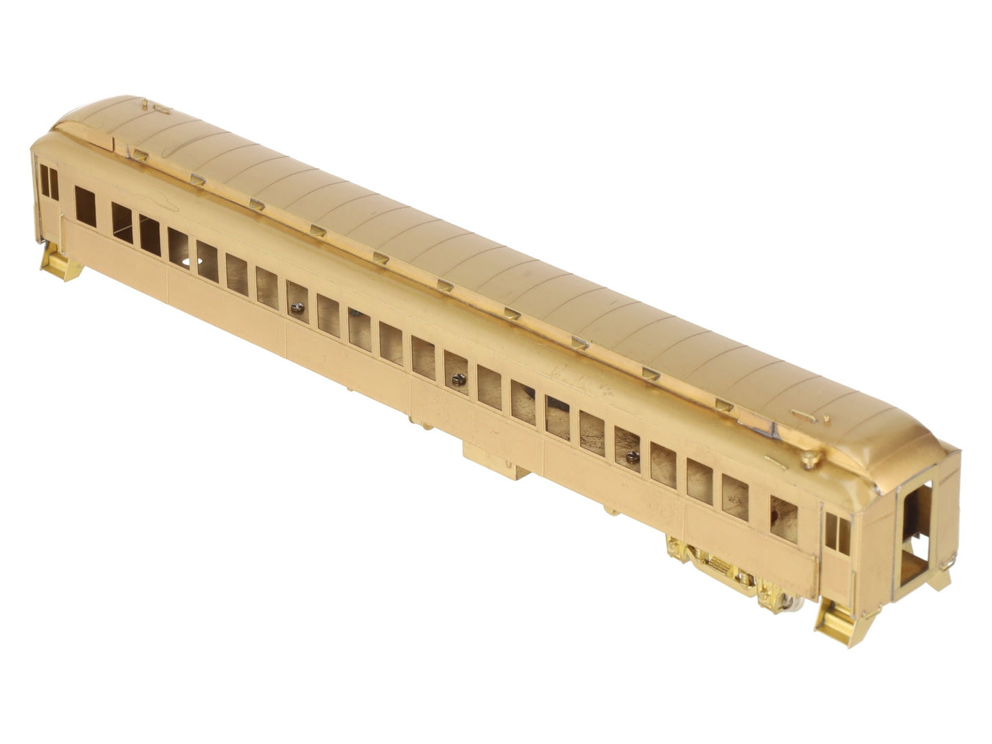 Roundhouse HO Scale BRASS New York Central Steel 80' Coach Car- Unpainted EX/Box