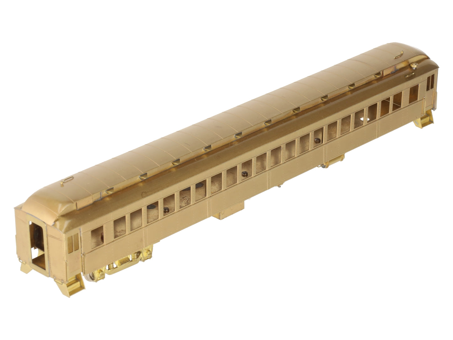 Roundhouse HO Scale BRASS New York Central Steel 80' Coach Car- Unpainted EX/Box