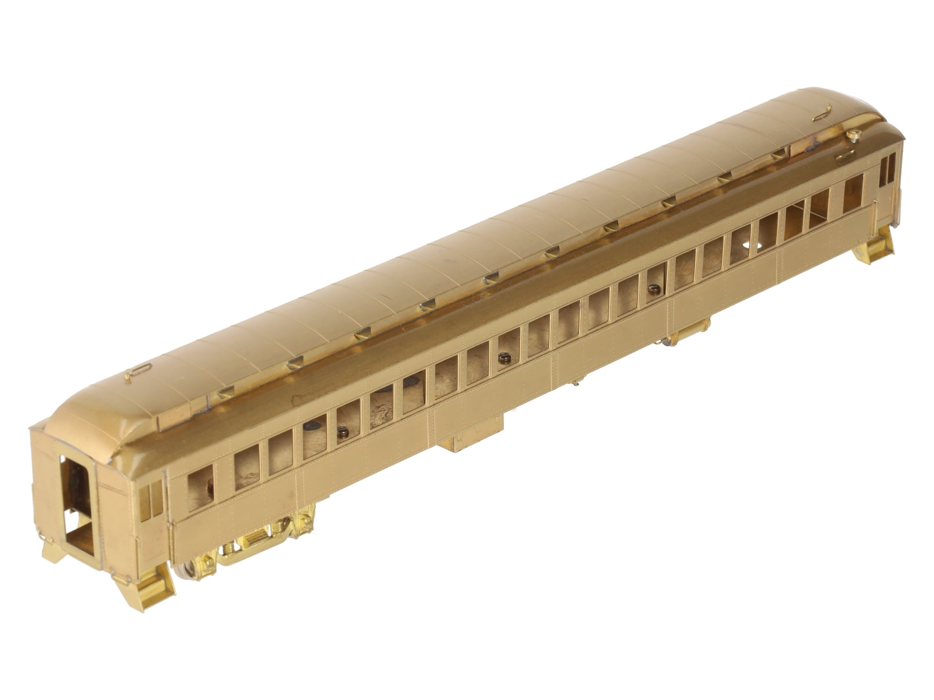 Roundhouse HO Scale BRASS New York Central Steel 80' Coach Car- Unpainted EX/Box
