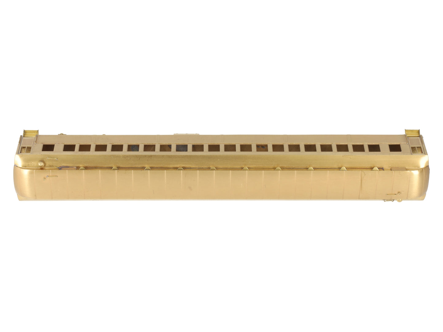 Roundhouse HO Scale BRASS New York Central Steel 80' Coach Car- Unpainted EX/Box