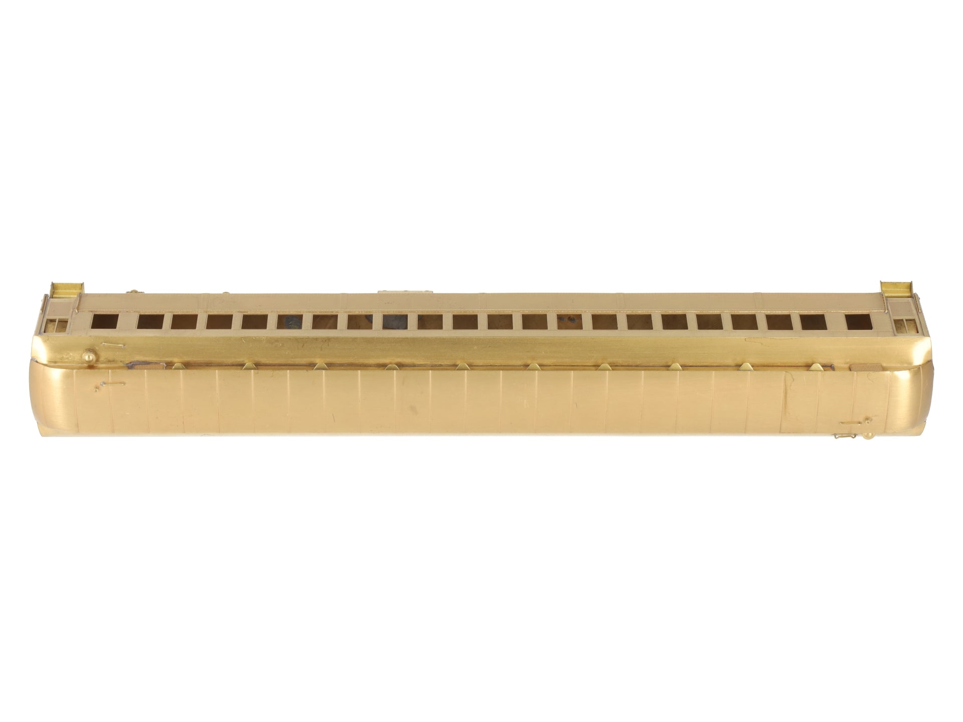Roundhouse HO Scale BRASS New York Central Steel 80' Coach Car- Unpainted EX/Box