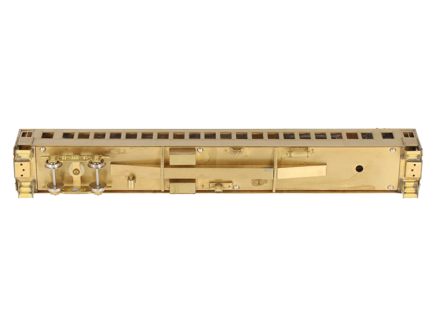 Roundhouse HO Scale BRASS New York Central Steel 80' Coach Car- Unpainted EX/Box