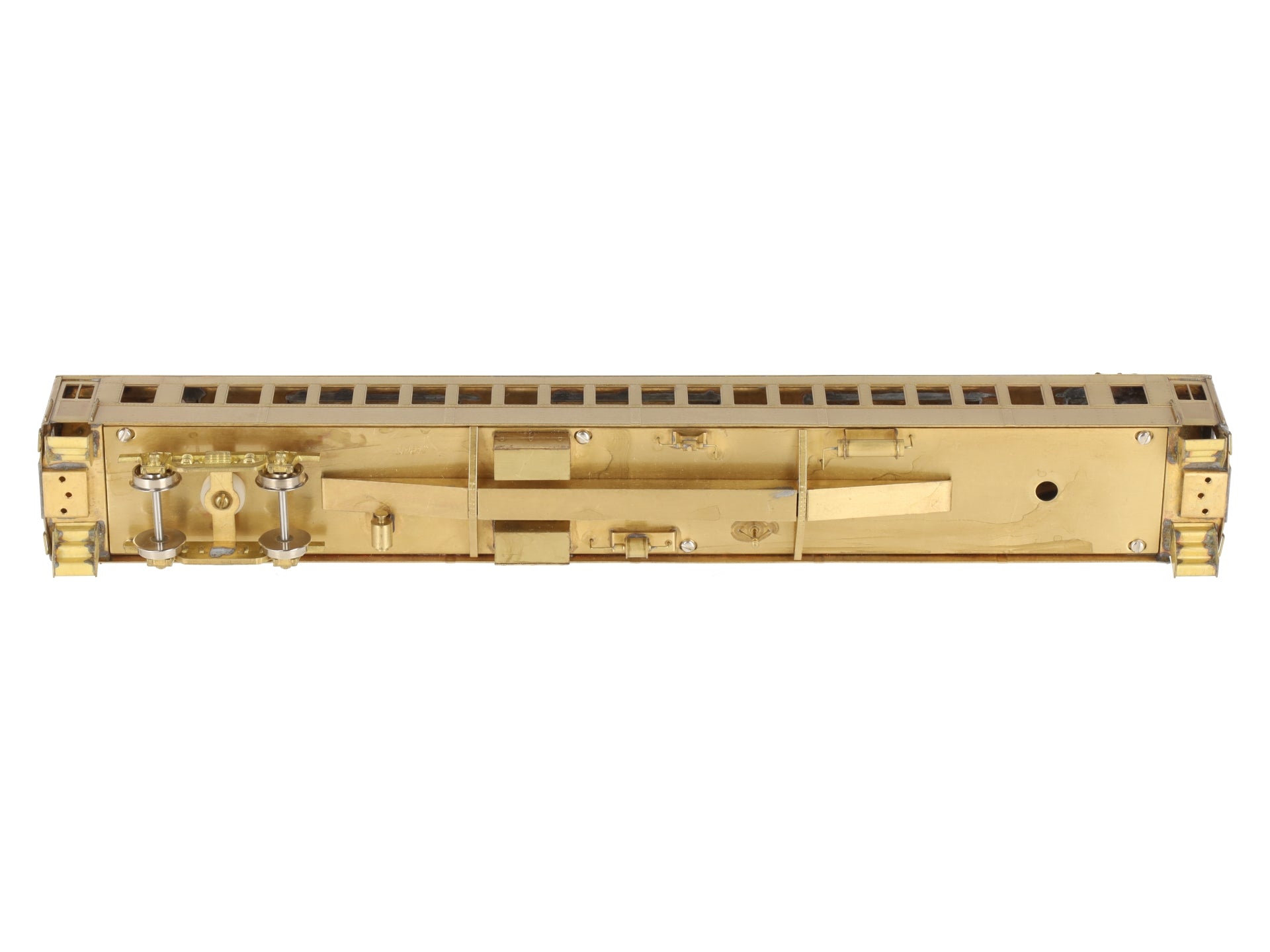 Roundhouse HO Scale BRASS New York Central Steel 80' Coach Car- Unpainted EX/Box