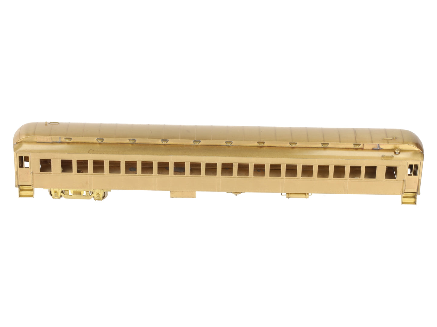 Roundhouse HO Scale BRASS New York Central Steel 80' Coach Car- Unpainted EX/Box