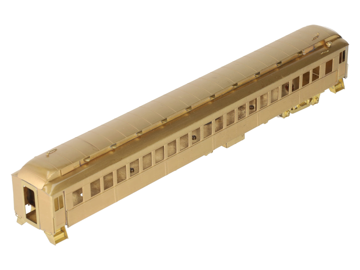 Roundhouse HO Scale BRASS New York Central Steel 80' Coach Car- Unpainted EX/Box