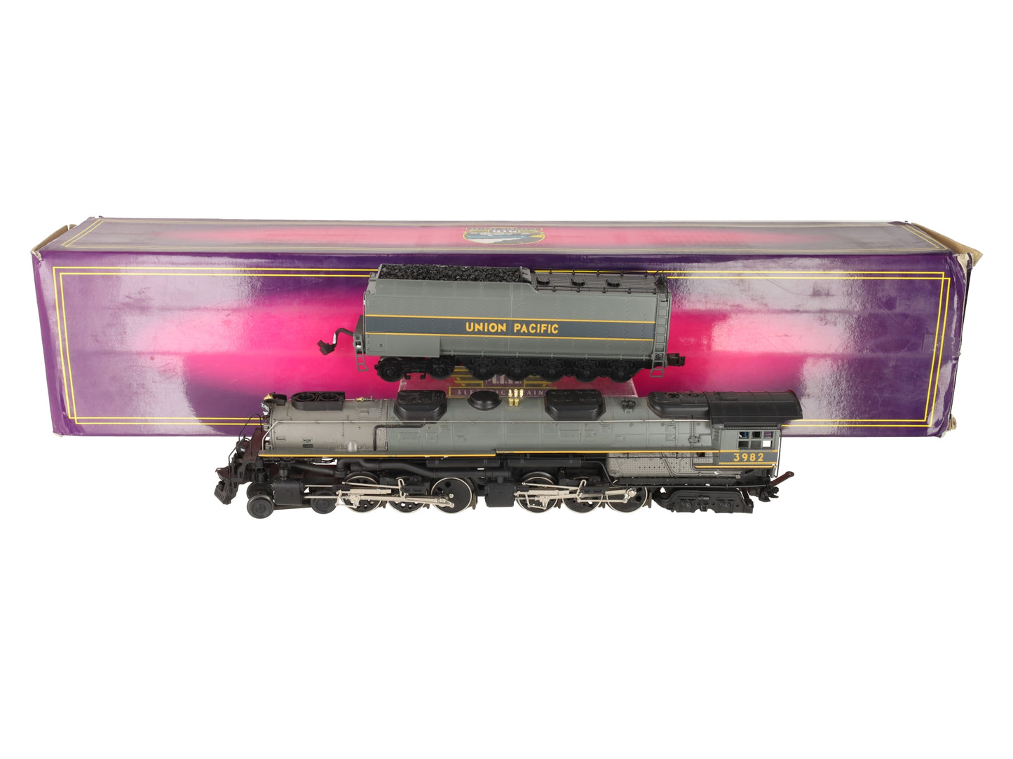MTH 30-1107 O UP 4-6-6-4 Challenger Steam Locomotive & Tender #3982 w/PS1 EX/Box