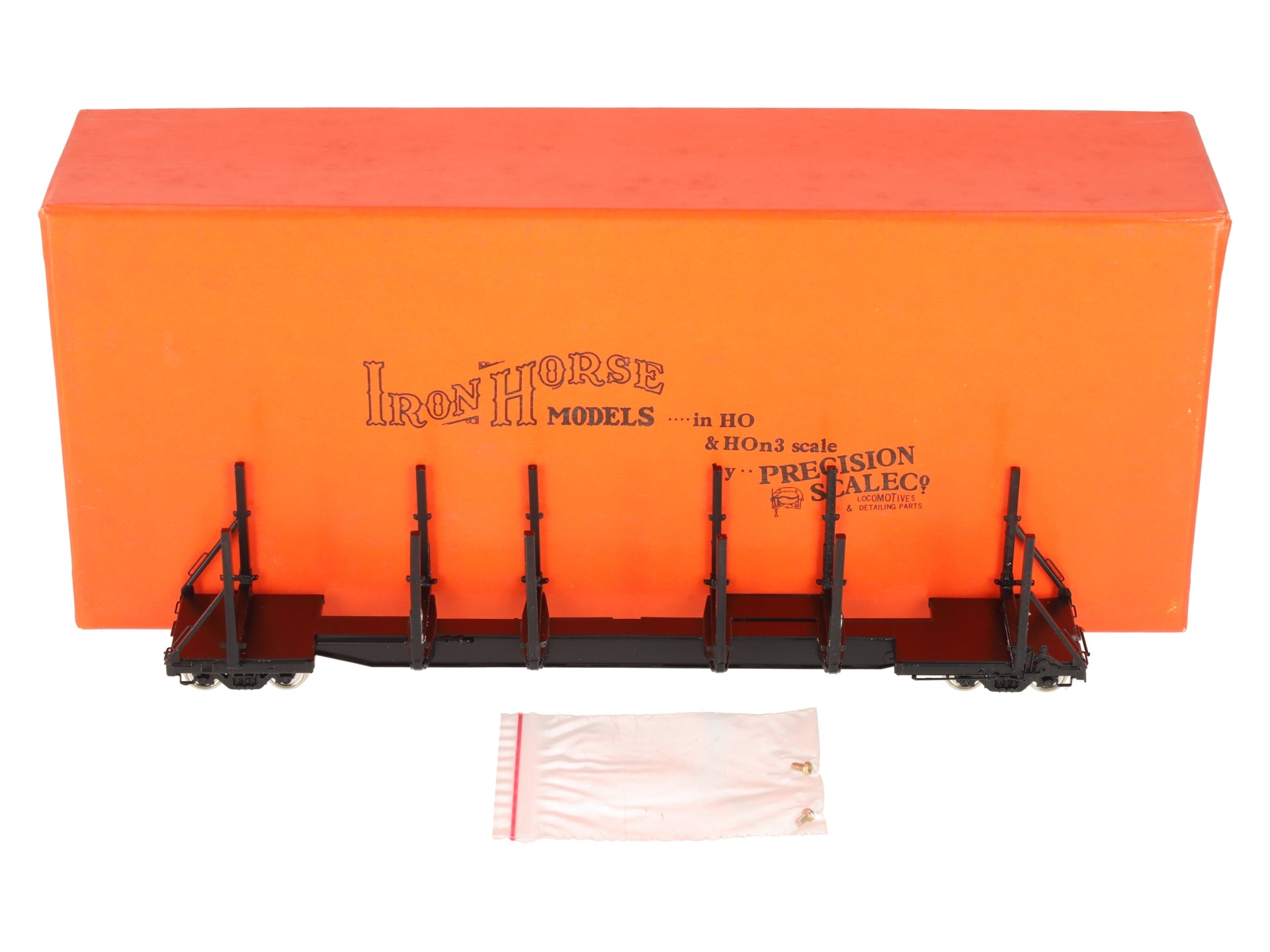 Precision Scale Company 15602 HO BRASS 100-Ton Log Car- F/P LN/Box