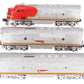 Lionel 2343 Vintage O Santa Fe F3 ABB Dummy Diesel Locomotive Set VG