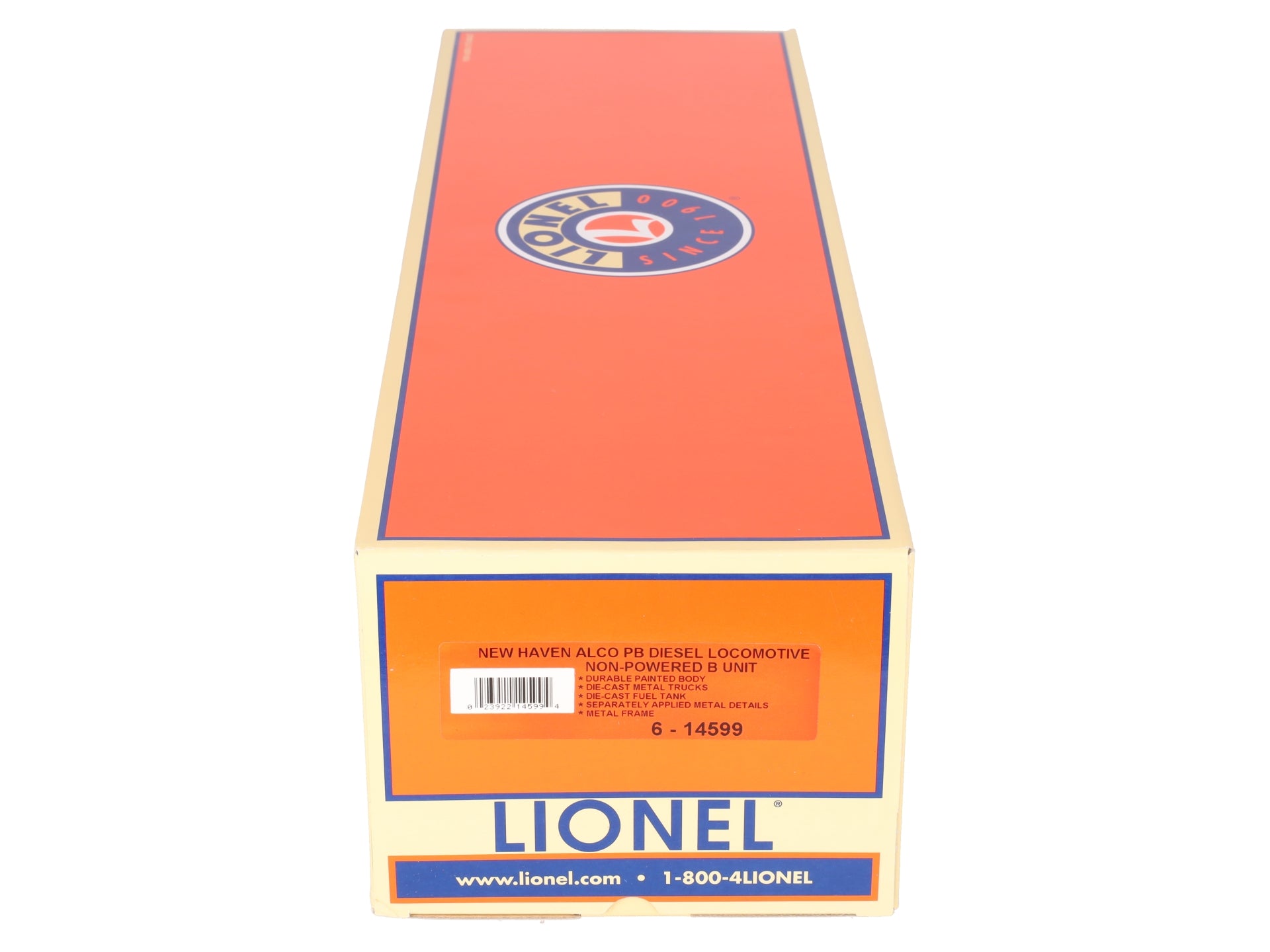 Lionel 6-14599 O Gauge New Haven Alco PB B Unit Non-Powered Diesel #0767-B LN/Box