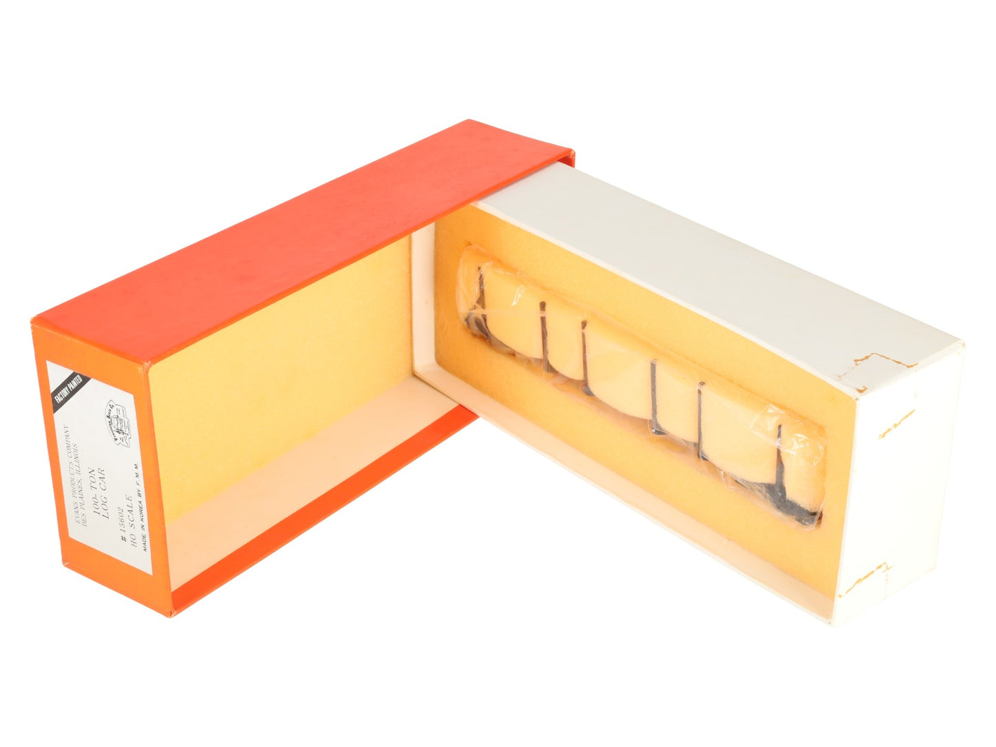 Precision Scale Company 15602 HO BRASS 100-Ton Log Car- F/P LN/Box