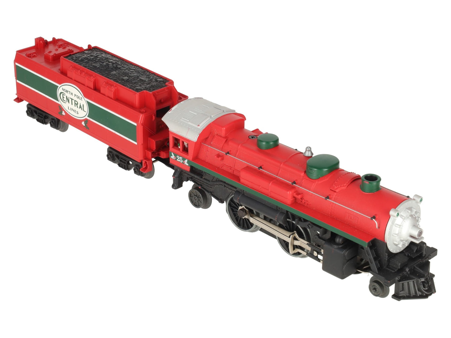 Lionel 6-30020 O North Pole Central Christmas Steam Locomotive & Tender #25 EX